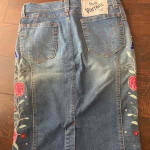 Dolce and Gabbana denim skirt